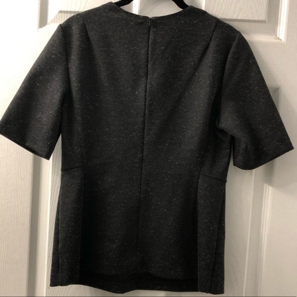 NWT THEORY Fitted Melange Ponte Charcoal - Picture 6 of 11